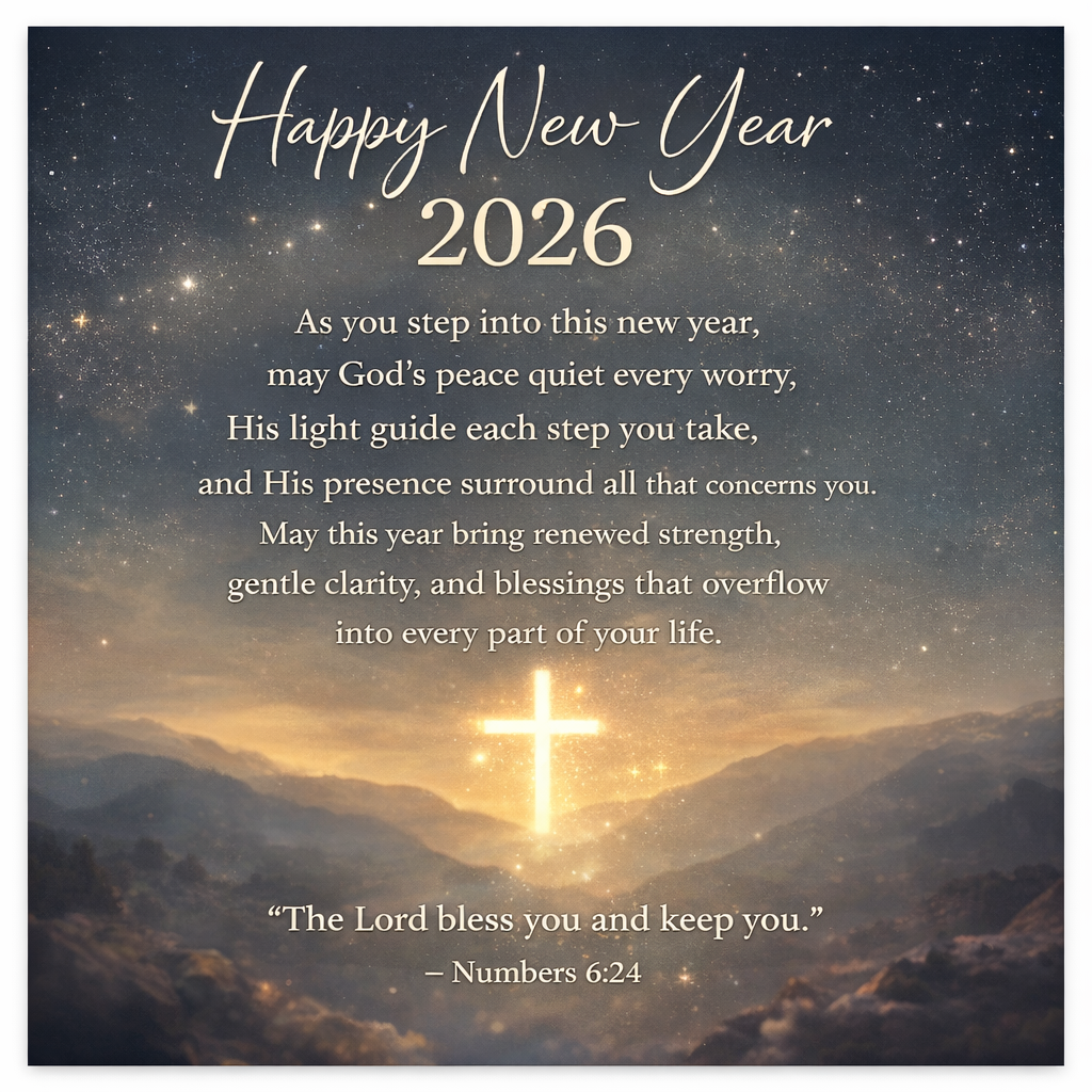 New Year 2026 – Faith Blessings Animated Greeting Card (MP4)